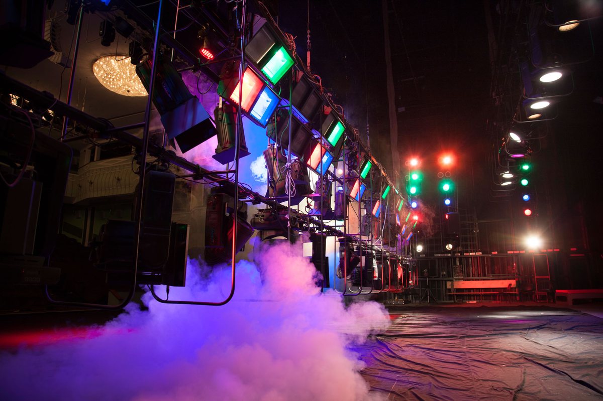 Stage lighting setup